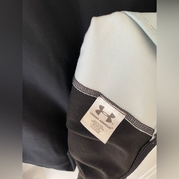 Under Armour Coldgear MockNeck Compression Top | Black/Blue | M - Picture 7 of 8